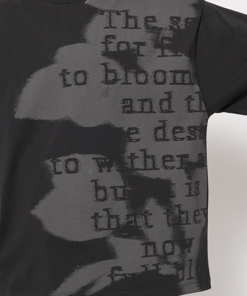 RAGEBLUE(レイジブルー)の「【接触冷感/吸水速乾】FLORAL PRINT T-SHIRTS/フラワープリントTシャツ(Tシャツ/カットソー・メンズ・ブラック/ホワイト・MEDIUM/LARGE)」の19枚目の写真