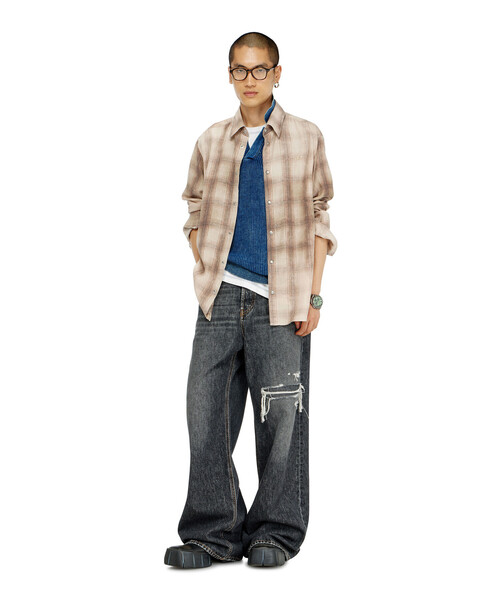 DIESEL(ディーゼル)の「メンズ シャツ S-SIMPLY-JMCM(シャツ/ブラウス・メンズ・ベージュ系その他・48/50/46/44/54/52)」の2枚目の写真