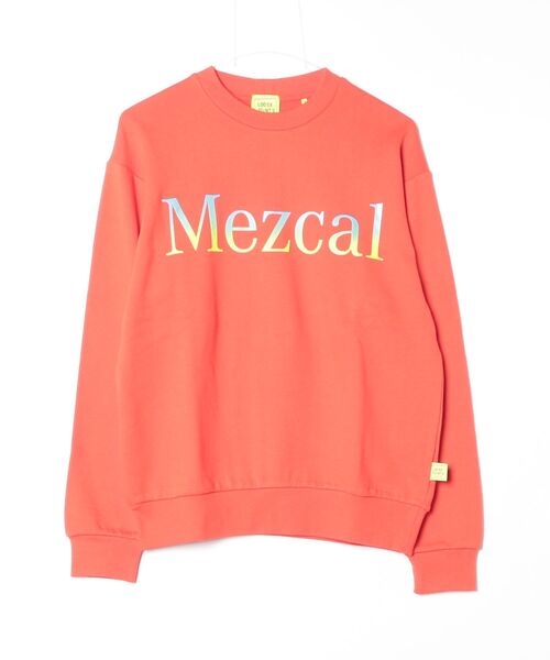 LOOSE JOINTS(ルーズジョインツ)の「LOOSE JOINTS / MASATO MAEKAWA - 'Mezcal' Crew Neck / ルーズジョインツ(スウェット・メンズ・オフホワイト/オレンジ/ターコイズブルー・L/M)」の3枚目の写真