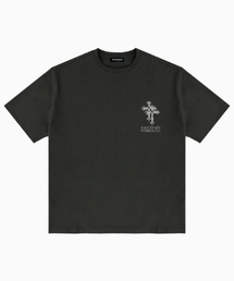 SPエアコットンダブルクロス半袖Tシャツチャコール