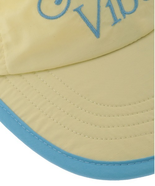Catchup(ケチャップ)の「Sunny Vibes パイピングナイロンキャップ(キャップ・キッズ・レッド/オフホワイト/ゴールド・S/M/L)」の8枚目の写真