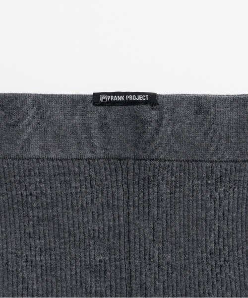 PRANK PROJECT（プランクプロジェクト）の「【2026Autumn Pre-Order】スリットヒールニットレギンス / Slit Heel Knit Leggings（レギンス/スパッツ・レディース・ブラウン/チャコールグレー・M/S）」の12枚目の写真