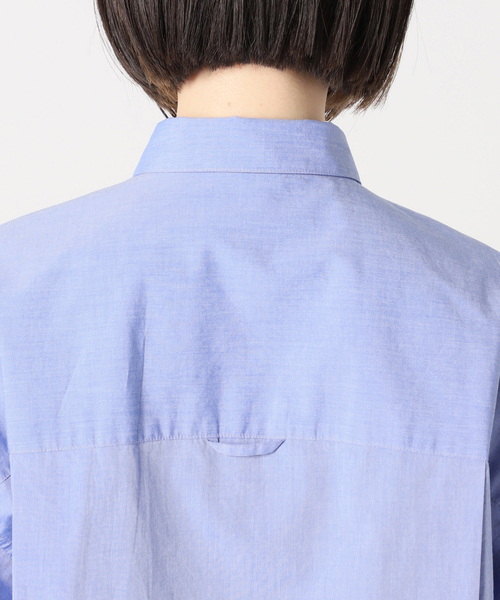 Spick & Span（スピックアンドスパン）の「《WEB限定 / 追加2》50コットンオーバーシャツ（シャツ/ブラウス・レディース・カーキ・FREE）」の5枚目の写真