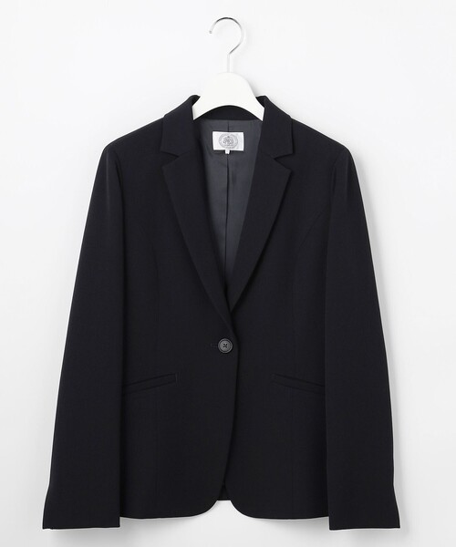 J.PRESS Ladies(J.プレス レディス)の「【定番人気・セットアップ対応】T/R アルガンシルク テーラード ジャケット(テーラードジャケット・レディース・ネイビー系1/ダークブラウン系・XS/S)」の11枚目の写真