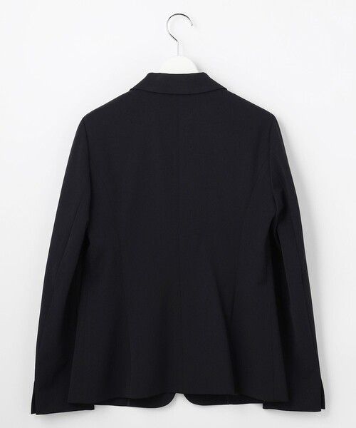 J.PRESS Ladies(J.プレス レディス)の「【定番人気・セットアップ対応】T/R アルガンシルク テーラード ジャケット(テーラードジャケット・レディース・ネイビー系1/ダークブラウン系・XS/S)」の12枚目の写真