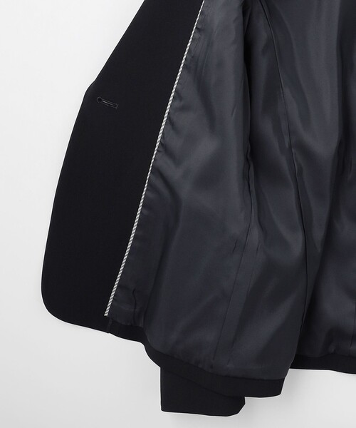 J.PRESS Ladies(J.プレス レディス)の「【定番人気・セットアップ対応】T/R アルガンシルク テーラード ジャケット(テーラードジャケット・レディース・ネイビー系1/ダークブラウン系・XS/S)」の18枚目の写真