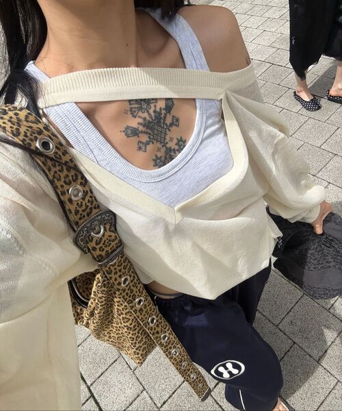 THE MYSTERIOUS HOTEL（ザミステリアスホテル）の「H TRACK JERSEY WIDE PT [NAVY]（スウェットパンツ・レディース・その他・FREE）」の10枚目の写真