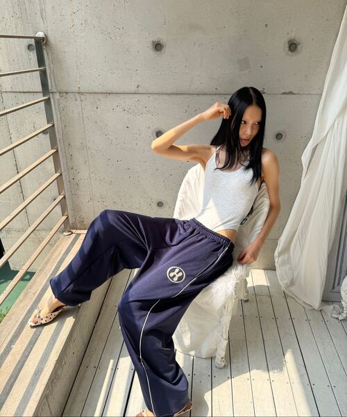 THE MYSTERIOUS HOTEL（ザミステリアスホテル）の「H TRACK JERSEY WIDE PT [NAVY]（スウェットパンツ・レディース・その他・FREE）」の12枚目の写真