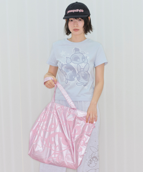 AMESWORLDWIDE（アメスワールドワイド）の「PPG GLOSSY BIG BAG PINK（トートバッグ・レディース・その他・FREE）」の2枚目の写真