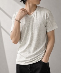 【Bls】 【ZM】【Bling Leads】シンプルデザイン VネックTEE (BL)