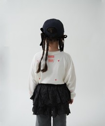 pairmanon（ペアマノン）の「【綿100%】タグ付き ハート刺繍 デイリーロンT（Tシャツ/カットソー）」