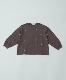 pairmanon（ペアマノン）の「【綿100%】タグ付き ハート刺繍 デイリーロンT（Tシャツ/カットソー）」