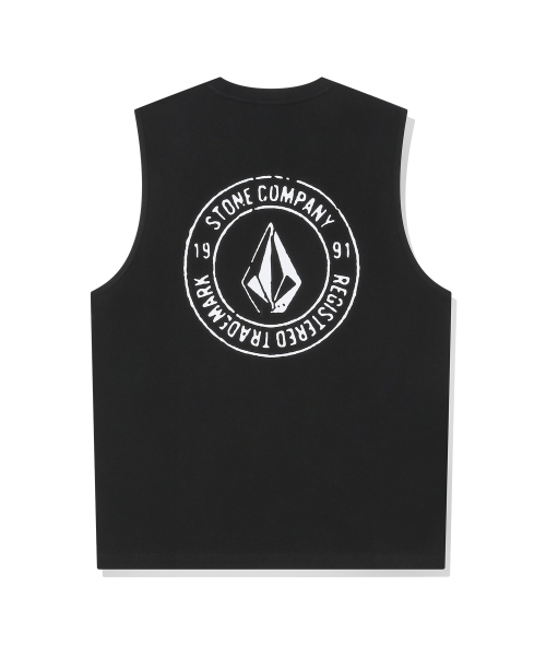 VOLCOM(ボルコム)の「ボルコム サマーエッセンシャル タンクトップ ラウンドTシャツ(ブラック)(Tシャツ/カットソー・レディース・その他・SMALL/LARGE/MEDIUM/X-LARGE)」の1枚目の写真