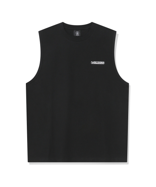 VOLCOM(ボルコム)の「ボルコム サマーエッセンシャル タンクトップ ラウンドTシャツ(ブラック)(Tシャツ/カットソー・レディース・その他・SMALL/LARGE/MEDIUM/X-LARGE)」の2枚目の写真