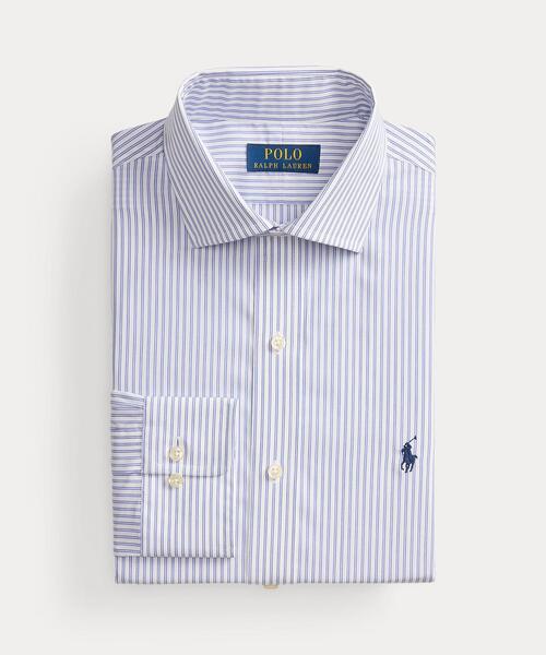 POLO RALPH LAUREN(ポロ ラルフ ローレン)の「クラシック フィット ストライプド ポプリン シャツ(シャツ/ブラウス・メンズ・ホワイト・16/23/16/45/15/23)」の2枚目の写真