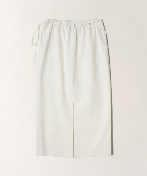TTUDEMENT（トュードメント）の「LINEN LONG SKIRT_WHITE（スカート・レディース・その他・SMALL/MEDIUM）」の3枚目の写真