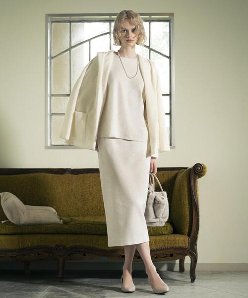 UNTITLED(アンタイトル)の「【軽アウター/秋羽織り】シャギーフーディ―カーディガン(カーディガン/ボレロ・レディース・キャメル/オフホワイト/グレー・04/02/00/48/44)」の10枚目の写真