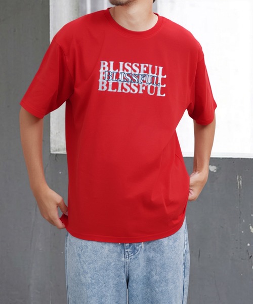 NILWAY（ニルウェイ）の「シルバー箔 シャドウプリント　ショートスリーブTシャツ（Tシャツ/カットソー・メンズ・ブラック/イエロー/ブラック系/ネイビー系/ホワイト/レッド・LARGE/MEDIUM/X-LARGE）」の6枚目の写真