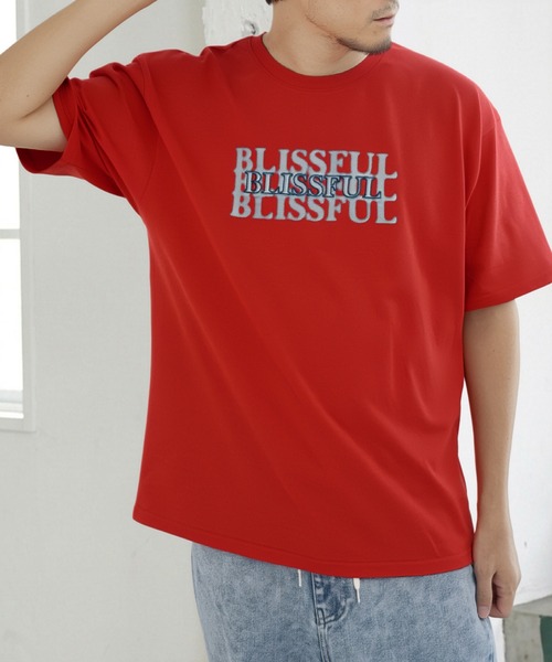NILWAY（ニルウェイ）の「シルバー箔 シャドウプリント　ショートスリーブTシャツ（Tシャツ/カットソー・メンズ・ブラック/イエロー/ブラック系/ネイビー系/ホワイト/レッド・LARGE/MEDIUM/X-LARGE）」の22枚目の写真