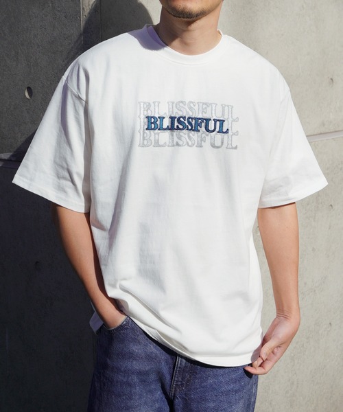 NILWAY（ニルウェイ）の「シルバー箔 シャドウプリント　ショートスリーブTシャツ（Tシャツ/カットソー・メンズ・ブラック/イエロー/ブラック系/ネイビー系/ホワイト/レッド・LARGE/MEDIUM/X-LARGE）」の14枚目の写真