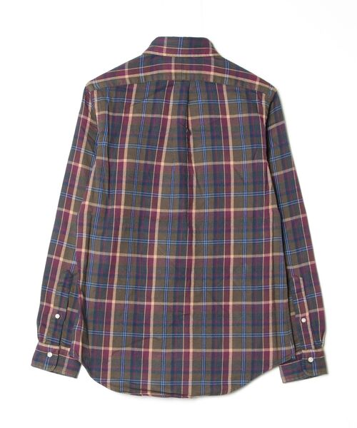 POLO RALPH LAUREN(ポロ ラルフ ローレン)の「クラシック フィット チェック ブラッシュド フランネル シャツ(シャツ/ブラウス・メンズ・グリーン・L/M/S/XL/XS)」の7枚目の写真