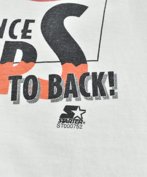 NBA/NFL/NHL/MLB(エヌビーエーエヌエフエルエヌエイチエルエムエルビー)の「【USED】90’s JERZEES “NBA HOUSTON ROCKETS 1995 CHAMPS” バスケ Tシャツ USA製(Tシャツ/カットソー・メンズ・ホワイト・X-LARGE)」の6枚目の写真