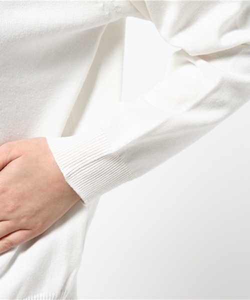 WEGO（ウィゴー）の「WEGO/Vネック2WAYニット（ニット/セーター・レディース・レッド/ピンク/ホワイト/サックスブルー/ライトベージュ・FREE）」の10枚目の写真