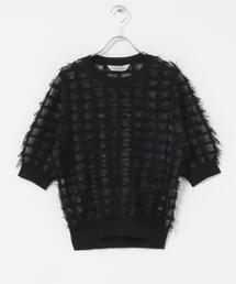 Torrazzo Donna　SHEER SHAGGY TOP
