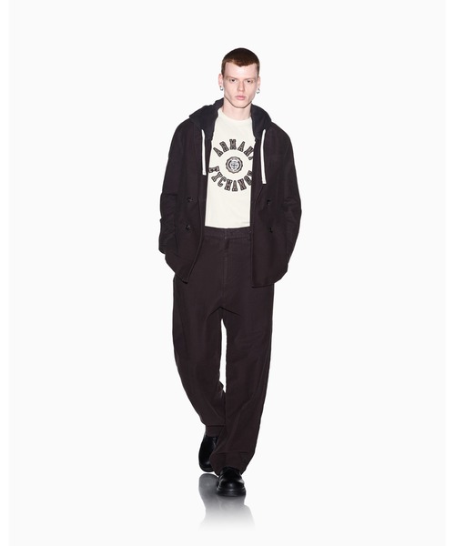 ARMANI EXCHANGE(アルマーニエクスチェンジ)の「【A|X アルマーニ エクスチェンジ】CO AXロゴ レギュラーフィット 半袖クルーネックTシャツ/REGULAR(Tシャツ/カットソー・メンズ・オフホワイト・XX-LARGE/X-SMALL/X-LARGE/SMALL/MEDIUM/LARGE)」の4枚目の写真