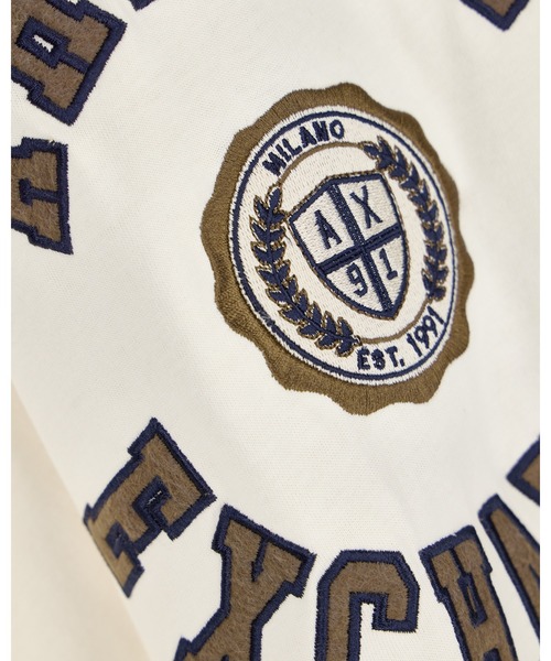ARMANI EXCHANGE(アルマーニエクスチェンジ)の「【A|X アルマーニ エクスチェンジ】CO AXロゴ レギュラーフィット 半袖クルーネックTシャツ/REGULAR(Tシャツ/カットソー・メンズ・オフホワイト・XX-LARGE/X-SMALL/X-LARGE/SMALL/MEDIUM/LARGE)」の7枚目の写真