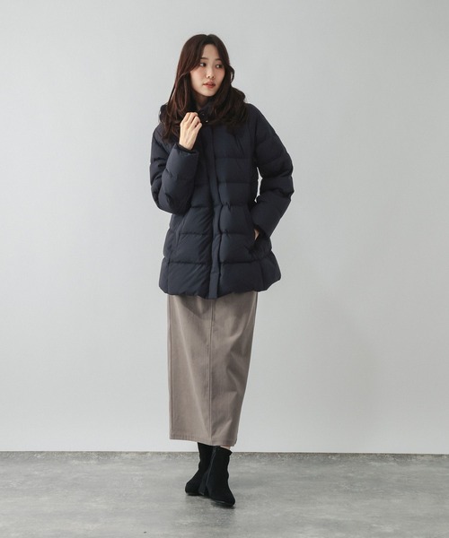 GLOBAL WORK(グローバルワーク)の「ウツクシルエット撥水ダウンジャケット/668356(ダウンジャケット/コート・レディース・モカ/ブラック/アイボリー/ネイビー・SMALL/LARGE/MEDIUM/X-LARGE)」の18枚目の写真
