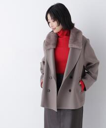 ナチュラルビューティーベーシック　ピー　コート　natural beauty NATURAL BEAUTY BASIC｜ナチュラルビューティーベーシックのピーコート