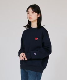 【Champion/チャンピオン】レディース クルーネックスウェットシャツ