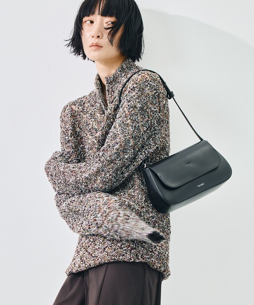 YAHKI（ヤーキ）の「【YAHKI/ヤーキ】《STUDIOUS別注復刻》YH-768/ムーンショルダーバッグ（ショルダーバッグ・レディース・ブラック・FREE）」の8枚目の写真