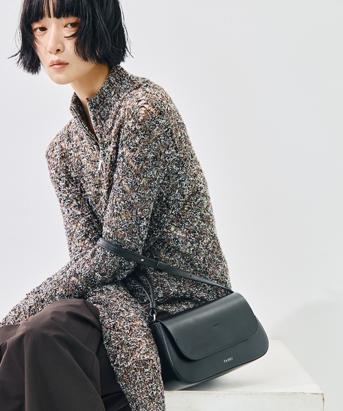 YAHKI（ヤーキ）の「【YAHKI/ヤーキ】《STUDIOUS別注復刻》YH-768/ムーンショルダーバッグ（ショルダーバッグ・レディース・ブラック・FREE）」の11枚目の写真