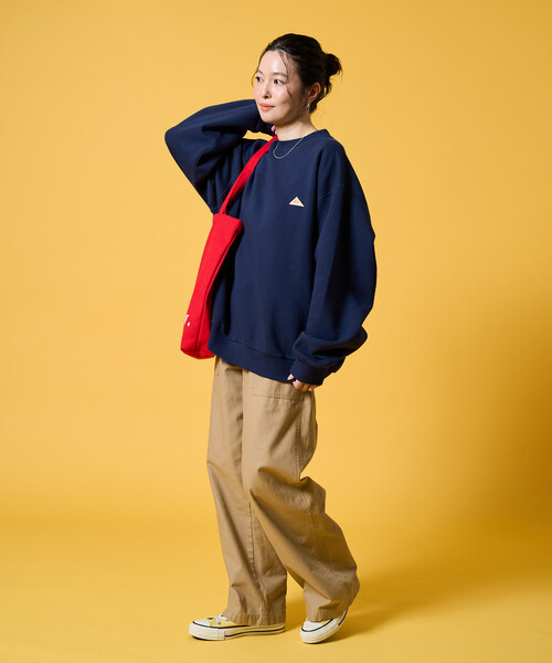 FREAK'S STORE(フリークスストア)の「限定展開 KELTY × FREAK'S STORE/ケルティ 別注 裏起毛 ワンポイント スウェット(スウェット・レディース・ライトグレー/ブラック/ブラウン/ネイビー/ナチュラル/ピンク/オリーブ・フリ-)」の9枚目の写真