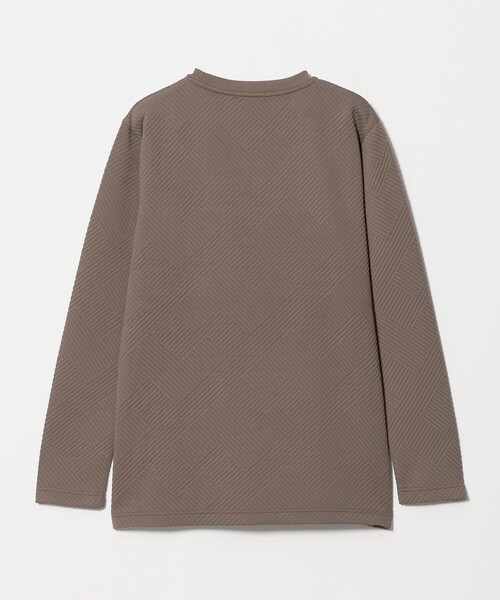A DAY IN THE LIFE UNITED ARROWS(アデイインザライフユナイテッドアローズ)の「バウンシー ジオメトリックジャガード カットソー<A DAY IN THE LIFE>(Tシャツ/カットソー・メンズ・ブラック/モカ/ホワイト・S/L/M)」の10枚目の写真