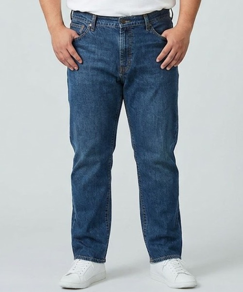 EDWIN（エドウィン）の「【大きいサイズ】503 レギュラーストレートデニムパンツ SMART STANDARD REGULAR STRAIGHT（デニムパンツ・メンズ・ブルー系その他2/ブラック系その他/ブルー系その他/ブルー/インディゴブルー・44/40/46/42/50/38）」の3枚目の写真