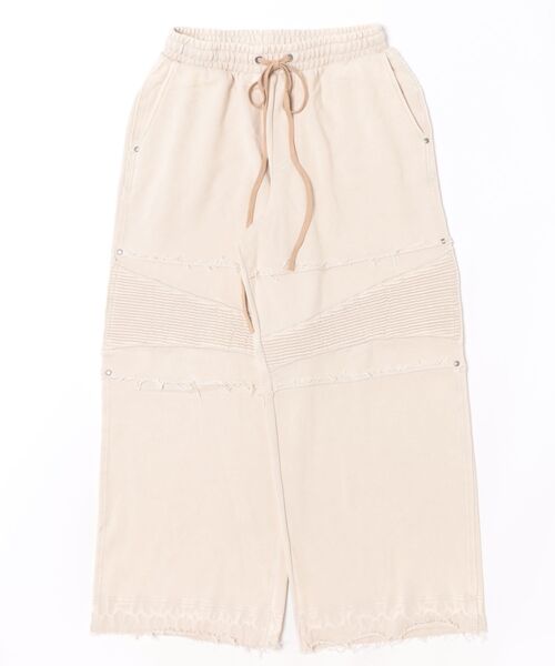 DANKE SCHON（ダンケシェーン）の「DankeSchon/ダンケシェーン/CHEMICAL SWEAT BIKER PANTS（スウェットパンツ・メンズ・カーキ/ホワイト/ブラック・L/M）」の2枚目の写真