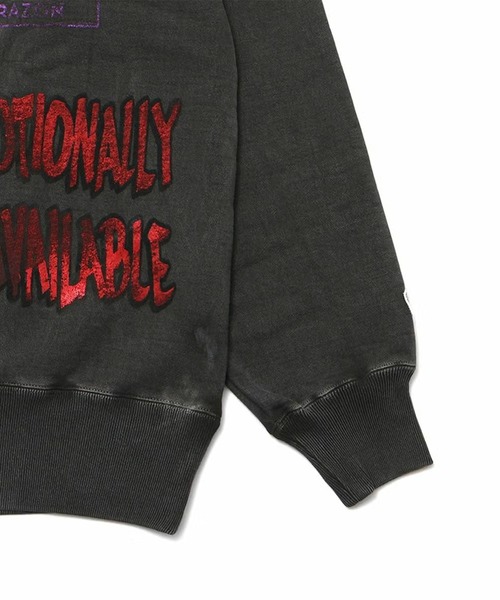 EMOTIONALLY UNAVAILABLE（エモーショナリー アンアベイラブル）の「EMOTIONALLY UNAVAILABLE EU PLAYING CARD CREW（スウェット・メンズ・ブラック/アイボリー・M）」の15枚目の写真