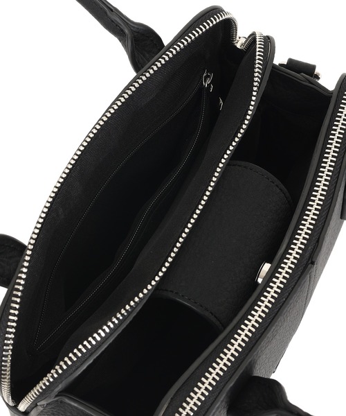 Ungrid（アングリッド）の「【Ungrid/アングリッド】ダブルファスナー　三層仕切りミニショルダーハンドバッグ(500mlペットボトル収納可能）（ショルダーバッグ・レディース・ダークブラウン/ブラック/ブラウン系その他・FREE）」の21枚目の写真