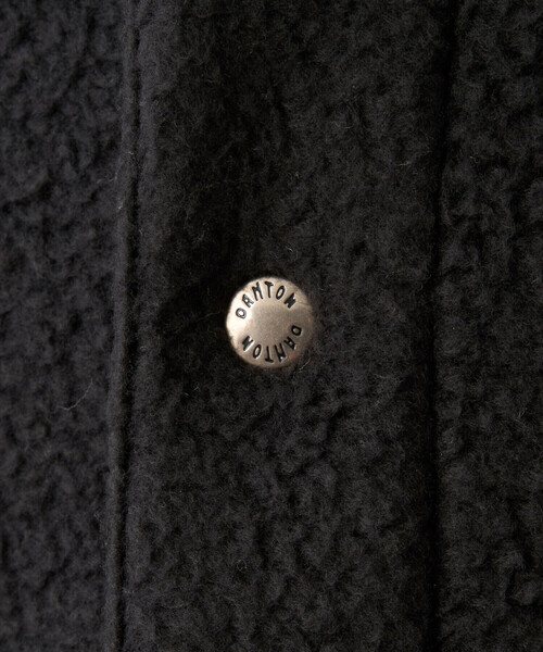 DANTON(ダントン)の「Men's Double Face Boa Stand Collar Vest(ベスト・メンズ・ベージュ/ブルー/チャコール/ブラック・M/L/XL)」の11枚目の写真