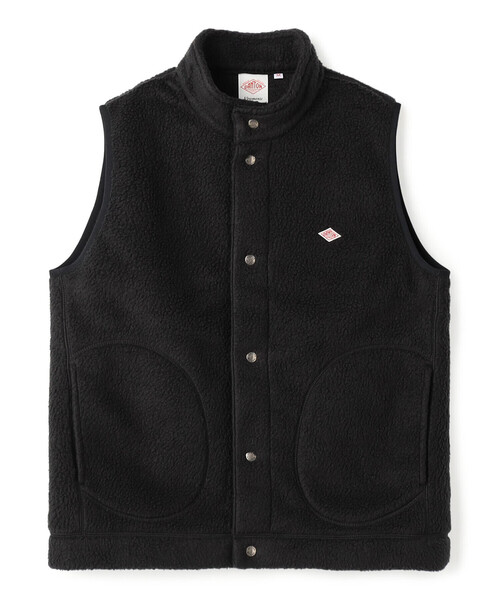 DANTON(ダントン)の「Men's Double Face Boa Stand Collar Vest(ベスト・メンズ・ベージュ/ブルー/チャコール/ブラック・M/L/XL)」の13枚目の写真
