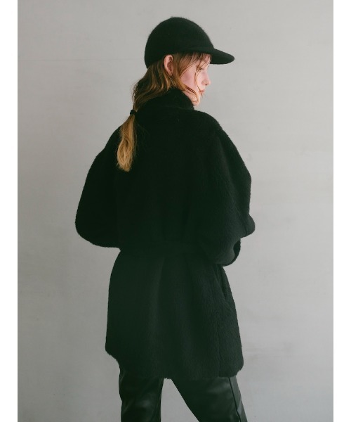 ILANIS(イラニス)の「Essential Cashmere Wool Coat(その他アウター・レディース・グレー/ベージュ/ブラック・FREE)」の10枚目の写真