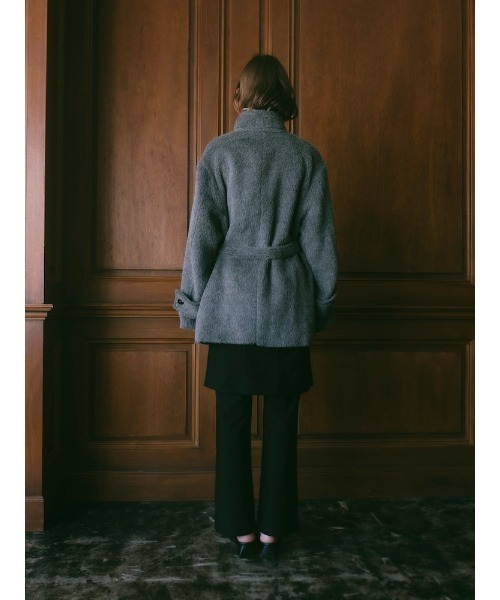 ILANIS(イラニス)の「Essential Cashmere Wool Coat(その他アウター・レディース・グレー/ベージュ/ブラック・FREE)」の18枚目の写真