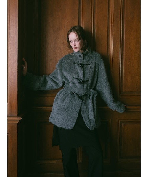 ILANIS(イラニス)の「Essential Cashmere Wool Coat(その他アウター・レディース・グレー/ベージュ/ブラック・FREE)」の20枚目の写真