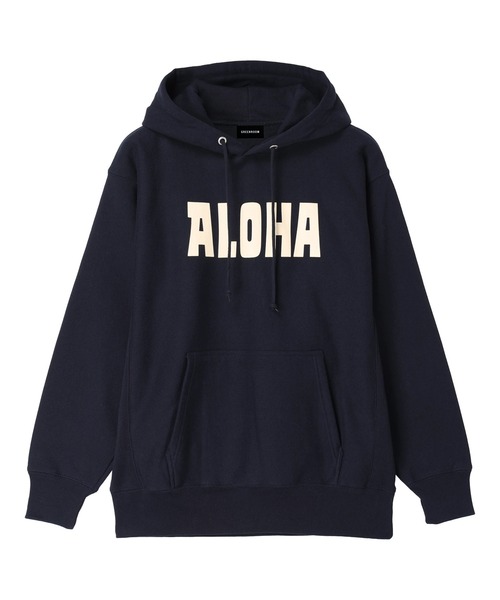 GREENROOM（グリーンルーム）の「【GREENROOM / グリーンルーム】KOJI TOYODA ALOHA PULLOVER HOODIE（パーカー・メンズ・ネイビー/ブラック/アッシュ・MEDIUM/LARGE/X-LARGE）」の3枚目の写真