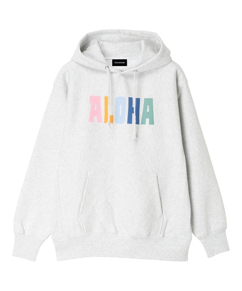 GREENROOM（グリーンルーム）の「【GREENROOM / グリーンルーム】KOJI TOYODA ALOHA PULLOVER HOODIE（パーカー・メンズ・ネイビー/ブラック/アッシュ・MEDIUM/LARGE/X-LARGE）」の2枚目の写真