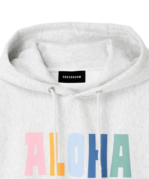 GREENROOM（グリーンルーム）の「【GREENROOM / グリーンルーム】KOJI TOYODA ALOHA PULLOVER HOODIE（パーカー・メンズ・ネイビー/ブラック/アッシュ・MEDIUM/LARGE/X-LARGE）」の5枚目の写真