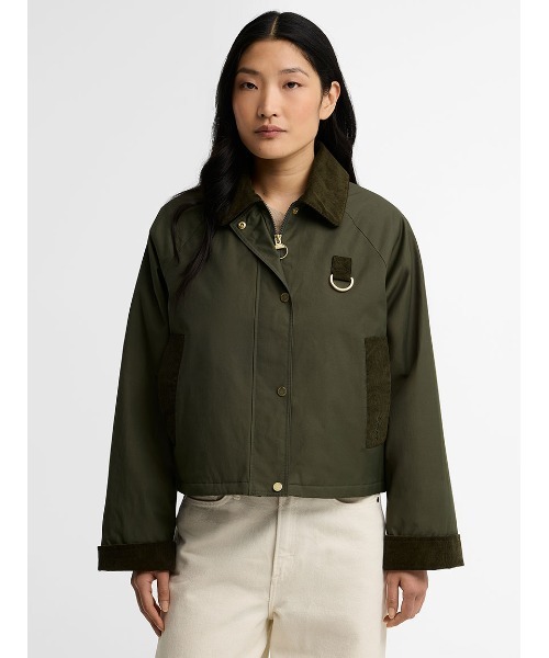 Barbour(バブアー)の「Wendy カジュアル ジャケット(レディース)(ブルゾン・レディース・ベージュ/オリーブ・8/10)」の2枚目の写真